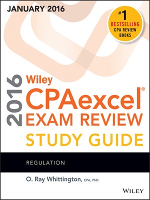 cover image of Wiley CPAexcel Exam Review 2016 Study Guide January